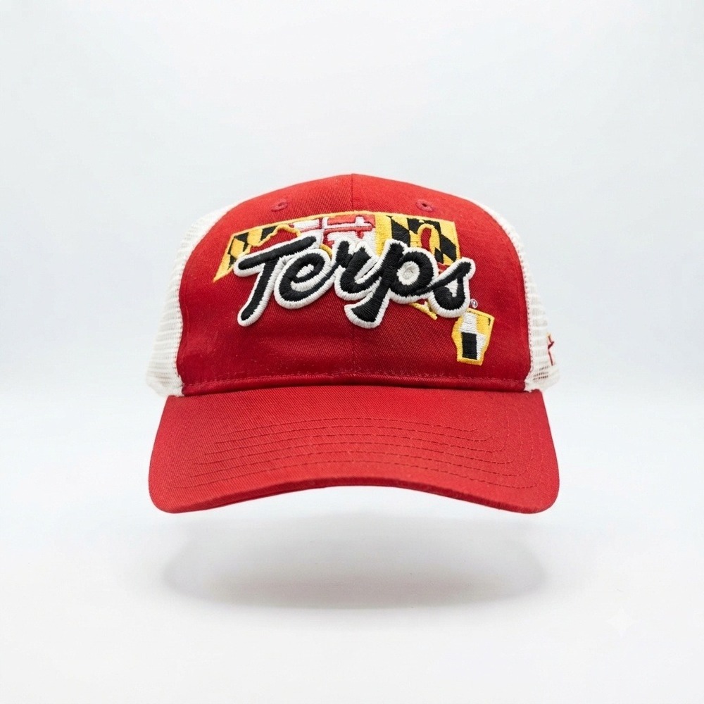 Under Armour Maryland Terrapins Hat Mens OSFA Red New UPF 30 Mesh Snapback